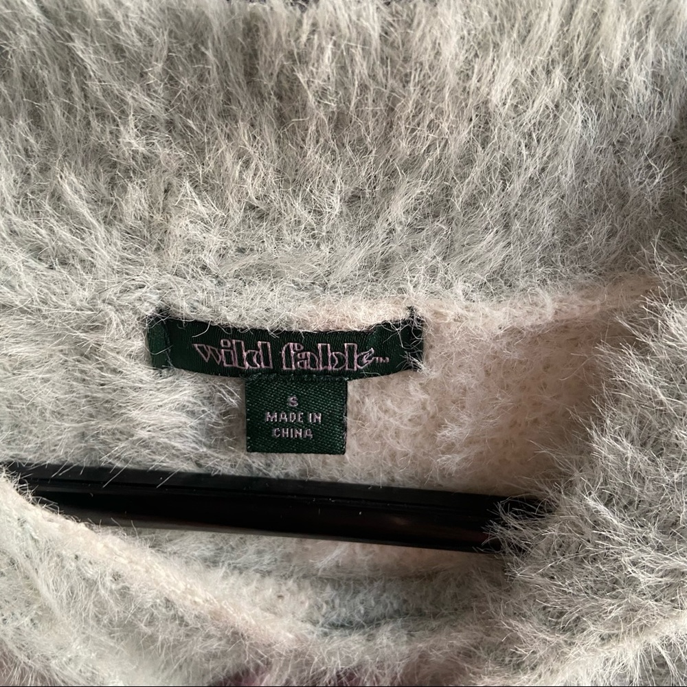 Colorblock Eyelash Sweater Wild Fable Target Size S - Picture 5 of 6